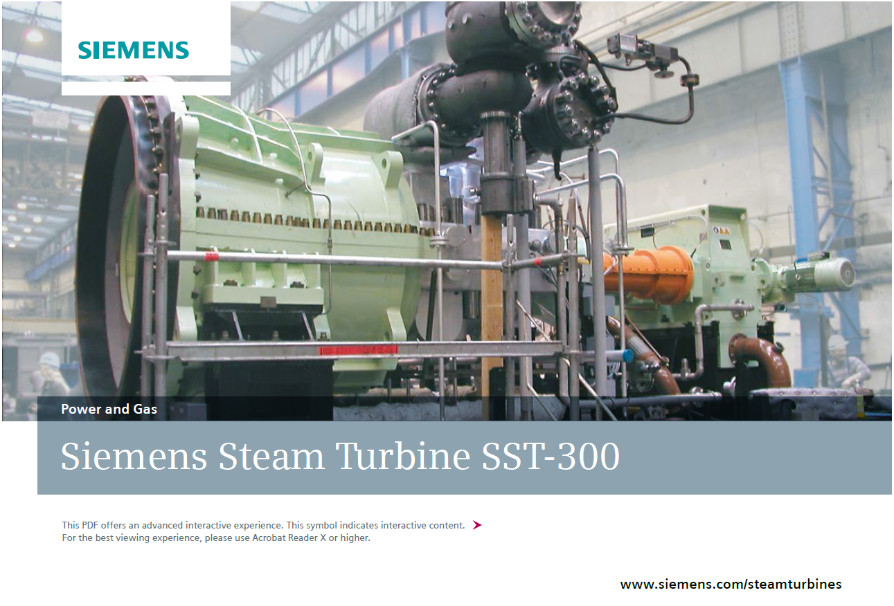 Siemens Energy Steam Turbine SST-300